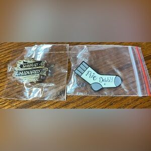 2 Harry Potter-inspired enamel pins - “Mischief Managed” & “Free Dobby”